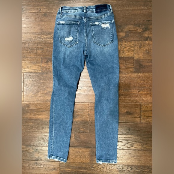 Vervet Blue Distressed Skinny Jeans - Picture 2 of 3
